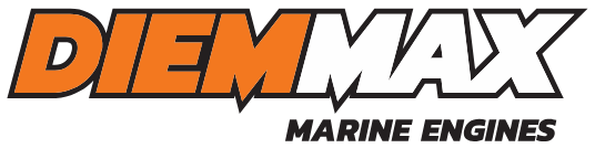 Logotipo de Diemmax, motores marinos.