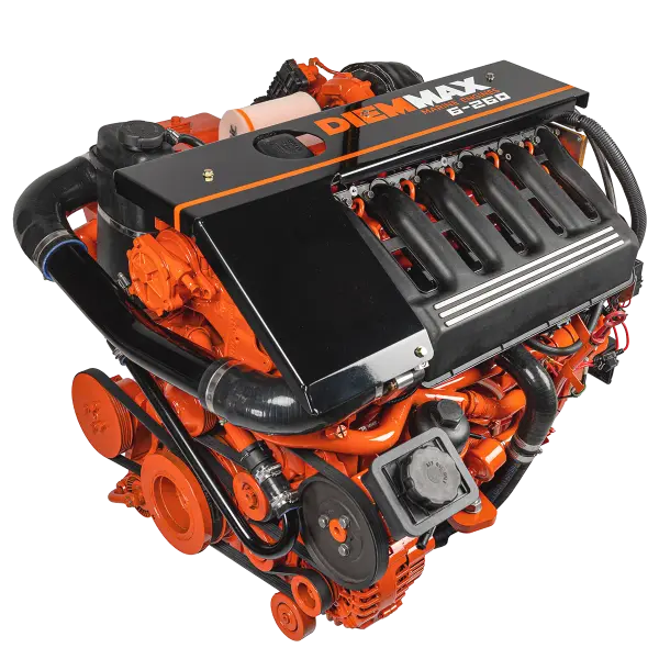 Motor Diem Max G-250 naranja y negro.