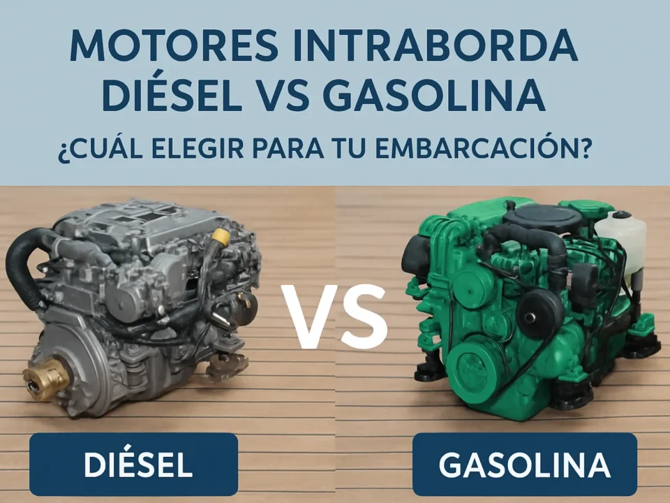 Motores intraborda Diésel vs Gasolina: ¿Cuál elegir para tu embarcación?