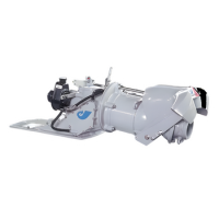 Turbina hidráulica industrial blanca